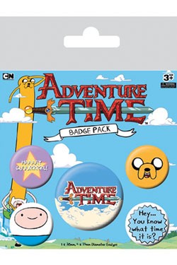 Adventure Time Ansteck-Buttons 5er-Pack