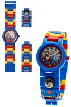 Lego DC Comics Super Heroes Armbanduhr Superman Link