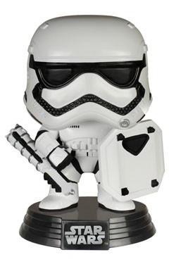 Star Wars Wackelkopf-Figur First Order Stormtrooper with shield