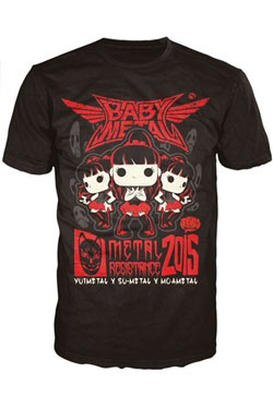 Babymetal POP! Tees T-Shirt Tour Poster