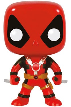 Marvel Comics POP! Vinyl Wackelkopf Deadpool Two Swords 10 cm