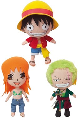 One Piece Beanie Plüschfiguren 18 cm Display (12)
