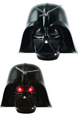 3-d Darth Vader Wanduhr - Augen leuchten auf und ein fürchterlic