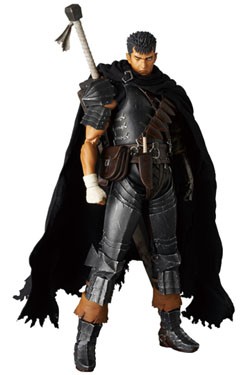 Berserk Golden Age Arc RAH Actionfigur Guts Black Swordsman Ver.