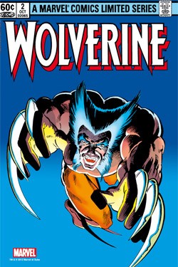 Marvel Comics Steel Covers Stahlschild Wolverine #2 17 x 26 cm