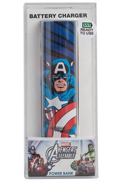Marvel Comics Externer Akku für Smartphones Captain America
