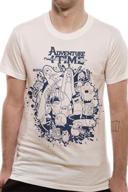 Adventure Time T-Shirt Group Splat