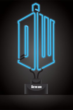 Doctor Who Neon-Leuchte Logo 20 x 44 cm