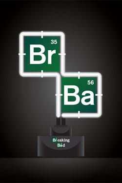 Breaking Bad Neon-Leuchte Logo 20 x 27 cm