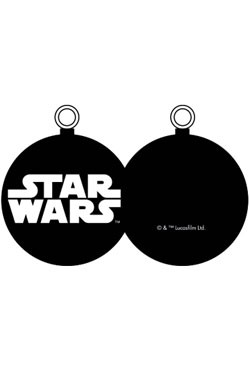 Star Wars Christbaumschmuck White Logo