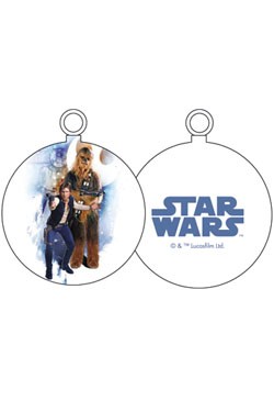 Star Wars Christbaumschmuck Han Solo & Chewbacca