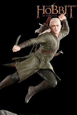 Der Hobbit Smaugs Einöde Statue 1/6 Legolas Grünblatt 30 cm