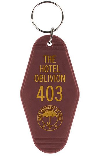 The Umbrella Academy - Schlüsselanhänger : Hotel Oblivion / 9 cm