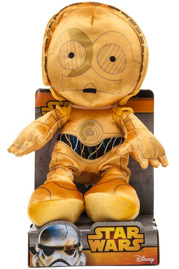 C-3PO Velboa-Samtplüsch 25 cm in Displaybox