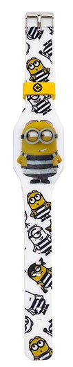 Despicable me 3 - Gefängnis LED Quarz-Uhr für Jungs und Mädchen