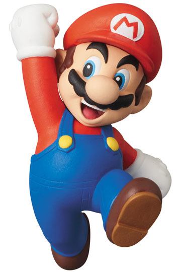 Nintendo UDF - Minifigur Mario (New Super Mario Bros. Wii) 6 cm