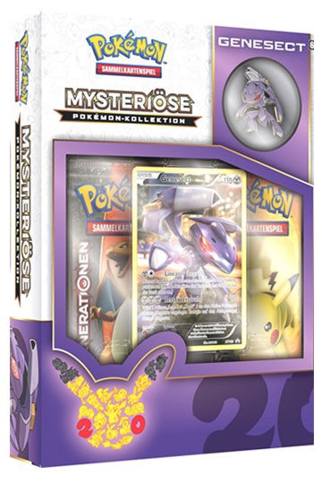 Pokemon 20th Anniversary Pin Box #10 Genesect *Deutsche Version*