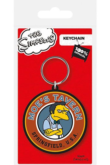 Simpsons - Gummi-Schlüsselanhänger: Moe's Taverne - ca. 6 cm
