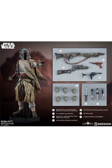 Star Wars - Mythos Actionfigur 1/6 : Boba Fett * ca. 30 cm