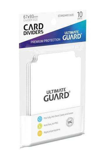 Ultimate Guard : Card Dividers Standardgröße - Weiß (10 Stück)