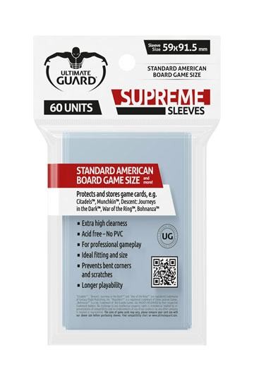 Ultimate Guard Supreme Sleeves für Karten Standard American (60)