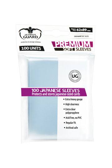 UG Premium Soft Sleeves Japanische Größe Transparent (100 St.)