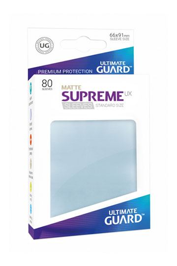 Ultimate Guard Supreme UX Sleeves Standardgr. Matt transp. (80)