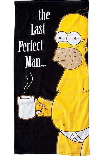 Simpsons - Handtuch : The Last Perfect Man * 75 x 150 cm