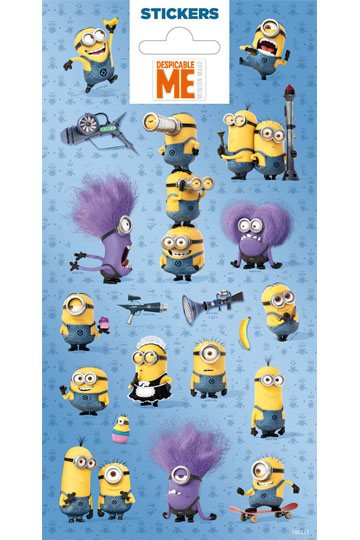 Ich - Einfach Unverbesserlich: Minions - 2 Bögen mit 20 Stickern
