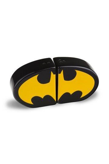 Batman Salz- und Pfefferstreuer : Batman-Logo (geteilt)