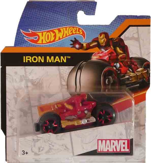 Marvel - Avengers * Mattel Hot Wheels : Iron Man  ca. 8cm